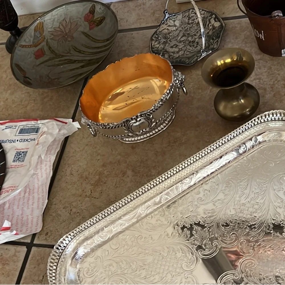 Silver plated tray made in England - Picture 3 of 4